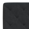 vidaXL Headboard Cushion Black 137 cm Double Velvet