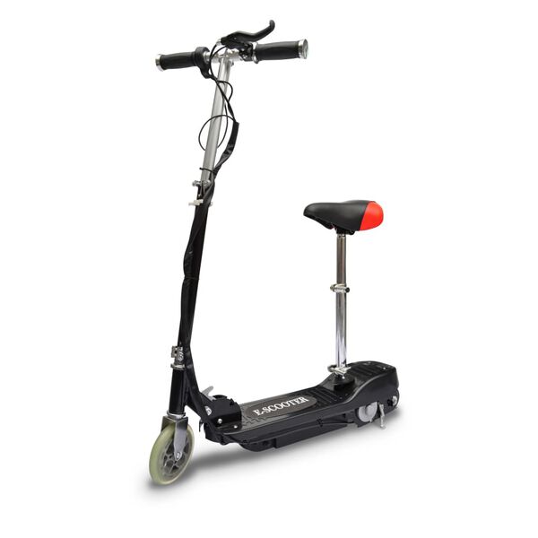 vidaXL Electric Scooter with Seat 120 W Black