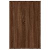 vidaXL Desk Brown Oak 100x49x75 cm Engineered Wood