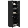 vidaXL Storage Cabinet 3 pcs Black Oak