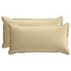 vidaXL Cushion with Pillow HOUTEN 2 pcs Beige Polyester