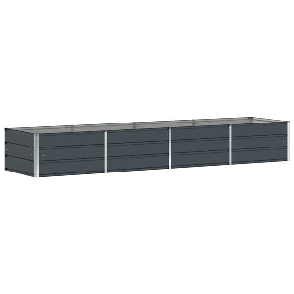 vidaXL Planter Anthracite 320 x 80 x 45 cm Steel