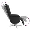 vidaXL Massage Recliner Chair with Footrest Black Faux Leather