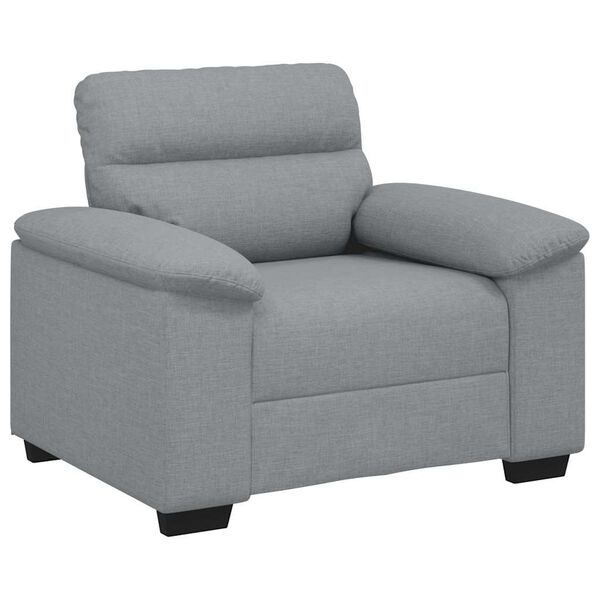 vidaXL Sofa Chair&nbsp;Light Grey 100x81x84 cm Fabric