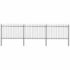 vidaXL Garden Fence | Steel | Sturdy | Rectangular | Modern