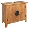 vidaXL Bathroom Vanity Cabinet Solid Pinewood 70x32x63 cm