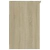 vidaXL Drawer Cabinet Sonoma Oak 40x50x76 cm Engineered Wood