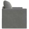 vidaXL Sofa Bed 110cm Dark Grey Velvet