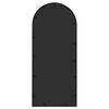 vidaXL Garden Mirror Black 100x45 cm Iron for Outdoor Use