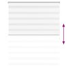 vidaXL Zebra Blind 140 x 175 cm White