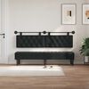 vidaXL Hanging Headboard Wall-mounted Black 170 x 55 x 7 cm Velvet