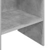 vidaXL Book Cabinet Concrete Grey 40x35x180 cm Engineered Wood