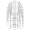 vidaXL Gabion Raised Bed Galvanised Iron 260x50x50 cm