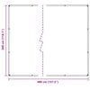 vidaXL Tarpuline Transparent 3 x 4 m PVC