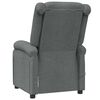 vidaXL Massage Chair Dark Grey Fabric