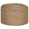 vidaXL Rope 100% Jute 12 mm 250 m
