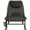 vidaXL Fishing Bed with Adjustable Mud Legs Foldable Camouflage