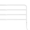 vidaXL Toddler Safety Bed Rail White (76-137)x55 cm Iron