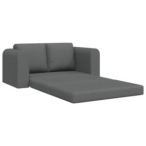 vidaXL Sofa Bed Dark Grey 148 x 71 x 83 cm Fabric
