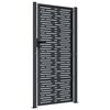 vidaXL Garden Gate Anthracite 100x200 cm Steel Square Design