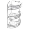 Wall Mounted Metal Shower Corner Shelf 3-Tier