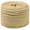 vidaXL Multipurpose Utility Rope 8 mm 100 m Natural PP 420 kg Max Load