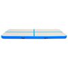 vidaXL Inflatable Gymnastics Mat with Pump 400x100x20 cm PVC Blue