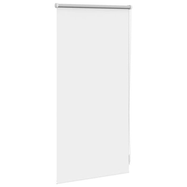 vidaXL Roller Blind Blackout 44.4x100 cm Fabric Width 40 cm White