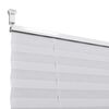 Plisse Blind 60x125cm White Pleated Blind