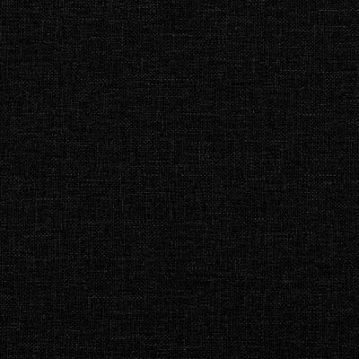 vidaXL Bench Black 100x64x80 cm Fabric