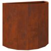 vidaXL Planter Rusty 60 x 30 x 50 cm Weathering Steel