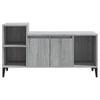 vidaXL TV Cabinet Grey Sonoma 100x35x55 cm Engineered Wood