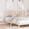 vidaXL Bed Headboard 186x4x100 cm Solid Wood Pine