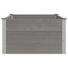 vidaXL Garden Raised Bed WPC 150x100x54 cm Grey
