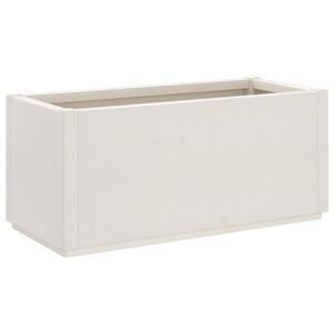 vidaXL Garden Flower Box White