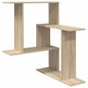 vidaXL Wall Shelf Sonoma Oak 67 x 67 x 87 cm Engineered Wood