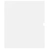vidaXL 2 Piece Bathroom Furniture Set White Engineered Wood