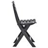 vidaXL Folding Garden Chairs 2 pcs Plastic Anthracite