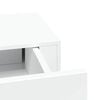 vidaXL Wall-mounted Drawer Shelves 2 pcs White 40x23.5x10 cm MDF