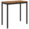 vidaXL Garden Bar Table NAARDEN Natural and Black 108.5 x 55 x 105 cm