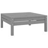 vidaXL 11 Piece Garden Lounge Set Grey Solid Wood Pine