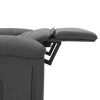 vidaXL Massage Chair Dark Grey Fabric