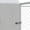 vidaXL Outdoor Dog Kennel with Roof Silver 10x6x2.5 m Galvanised Steel