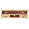 vidaXL TV Cabinet 120x30x40 cm Rough Mango Wood