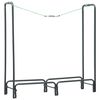 vidaXL Firewood Rack Anthracite 120x35x120 cm Steel