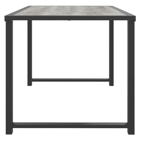 vidaXL Garden Table Anthracite 55x40x37 cm Steel