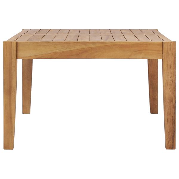 vidaXL Garden Table 90.5x55.5x30.5 cm Solid Teak Wood