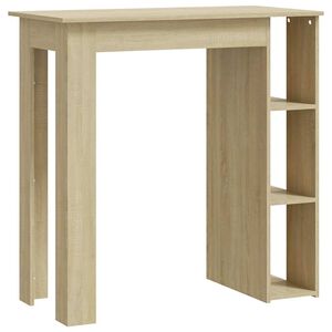 vidaXL Bar Table | Sonoma Oak | Engineered Wood | High Table | Bar Table