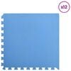 vidaXL Puzzle Exercise Mats 12 pcs Blue 4.32 ㎡ EVA Foam