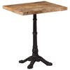 vidaXL Bistro Table 60x60x77 cm Rough Mango Wood